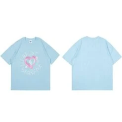 T-Shirt Coréen FNX™ -Mode Vêtements Boutique hallyu street bleu ciel m t shirt coreen fnx 27991289298967