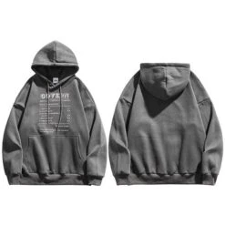 Hoodie Coréen GOV™ 13 Hoodie Coréen GOV™ -Mode Vêtements Boutique hallyu street gris fonce l hoodie coreen gov 27939213443095
