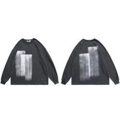 Sweatshirt Coréen DARKWAVES™ -Mode Vêtements Boutique hallyu street gris xxl sweatshirt coreen darkwaves 16762389004311