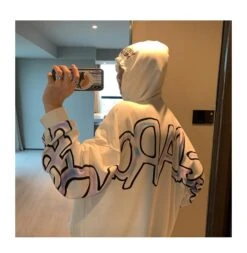 Hoodie Coréen STREETY™ -Mode Vêtements Boutique hallyu street hoodies blanc l hoodie coreen streety 16671152046103