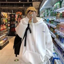 Hoodie Coréen EMPTY™ -Mode Vêtements Boutique hallyu street hoodies blanc xl hoodie coreen empty 16672468238359
