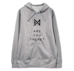 Hoodie ARE YOU THERE MONSTA X™ -Mode Vêtements Boutique hallyu street hoodies gris s hoodie are you there monsta x 12758333325335