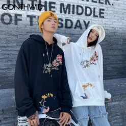 Hoodie Coréen HARAJUKED™ -Mode Vêtements Boutique hallyu street hoodies hoodie coreen harajuked 16716819955735