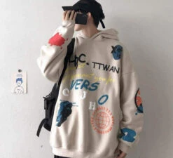 Hoodie Coréen LETTRY™ -Mode Vêtements Boutique hallyu street hoodies hoodie coreen lettry 16669361668119