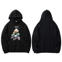HOODIE MUSHROOMZ™ -Mode Vêtements Boutique hallyu street hoodies noir m hoodie mushroomz 16426151870487