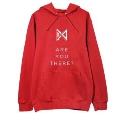 Hoodie ARE YOU THERE MONSTA X™ -Mode Vêtements Boutique hallyu street hoodies rouge s hoodie are you there monsta x 12758333358103