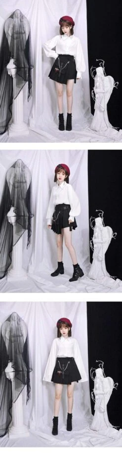 Jupe Coréenne HARAJUKUxHEM™ -Mode Vêtements Boutique hallyu street jupes courtes jupe harajukuxhem 13420088393751