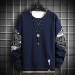 Sweatshirt Coréen GRAVED™ -Mode Vêtements Boutique hallyu street navy m sweatshirt coreen graved 16720652632087