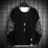Sweatshirt Coréen GRAVED™ -Mode Vêtements Boutique hallyu street noir al sweatshirt coreen graved 16720652795927