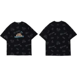 T-Shirt Coréen BEARUS™ -Mode Vêtements Boutique hallyu street noir l t shirt coreen bearus 27990662709271