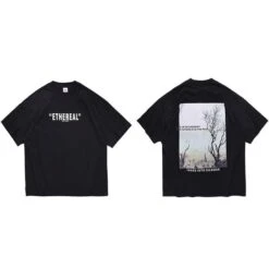 T-Shirt Coréen TREEHELL™ 14 T-Shirt Coréen TREEHELL™ -Mode Vêtements Boutique hallyu street noir m t shirt coreen flowerflow 16761561219095
