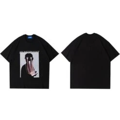T-Shirt Coréen Oversize INFORMANT™ -Mode Vêtements Boutique hallyu street noir xl t shirt coreen oversize informant 27930509213719