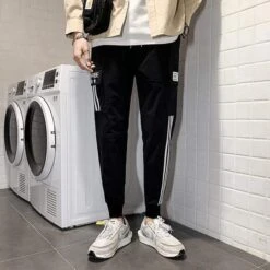 Pantalon Coréen DEATH™ -Mode Vêtements Boutique hallyu street pantalons m noir pantalon coreen death 16704540540951