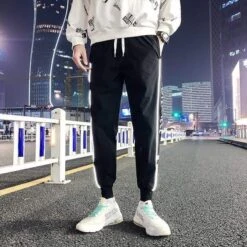 Pantalon Coréen JOKER™ -Mode Vêtements Boutique hallyu street pantalons xxxl noir pantalon coreen joker 16706685698071