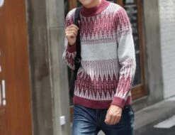 Sweatshirt Coréen VIBRATION™ -Mode Vêtements Boutique hallyu street rouge xl sweatshirt coreen vibration 16708176805911