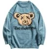 Sweatshirt Coréen BEARSIDE™ -Mode Vêtements Boutique hallyu street sweatshirt coreen bearside 16687100133399