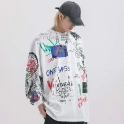 Sweatshirt Coréen STREETART™ -Mode Vêtements Boutique hallyu street sweatshirt coreen streetart 16687226322967