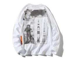 Sweatshirt LAUNCHX™ -Mode Vêtements Boutique hallyu street sweatshirts blanc l sweatshirt launchx 14162336153623