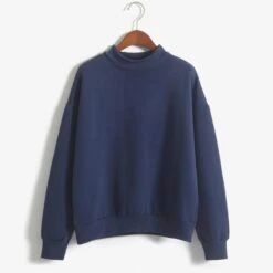 Sweatshirt Coréen CLASSIC™ -Mode Vêtements Boutique hallyu street sweatshirts bleu navy xl sweatshirt coreen classic 27956279705623