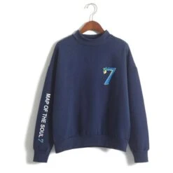Sweatshirt Coréen BTS 7TH EDITION -Mode Vêtements Boutique hallyu street sweatshirts navy xxs sweatshirt coreen bts 7th edition 16546686730263