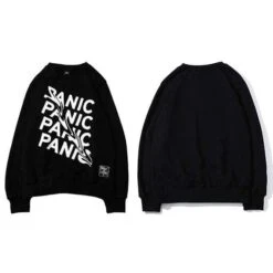 Sweatshirt PANIC™ 17 Sweatshirt PANIC™ -Mode Vêtements Boutique hallyu street sweatshirts noir l sweatshirt panic 12097329332247