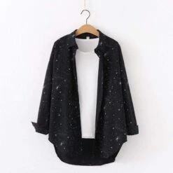 Chemise Coréenne STARY™ -Mode Vêtements Boutique hallyu street sweatshirts noir m chemise coreenne stary 16647392722967