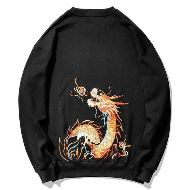 Sweatshirt Japonais Brodée TATSU™ 3 Sweatshirt Japonais Brodée TATSU™