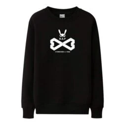 Sweatshirt Forever With You B.A.P™ -Mode Vêtements Boutique hallyu street sweatshirts noir s sweatshirt forever with you b a p 10882285797399