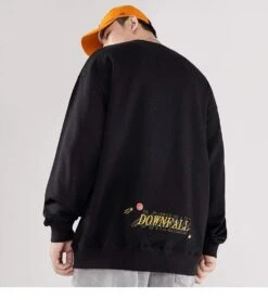 Sweatshirt Coréen Brodé SPACY™ -Mode Vêtements Boutique hallyu street sweatshirts sweatshirt coreen brode spacy 16684111003671