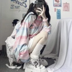 Sweatshirt Coréen LINYZ™ -Mode Vêtements Boutique hallyu street sweatshirts sweatshirt coreen liny 16654281965591