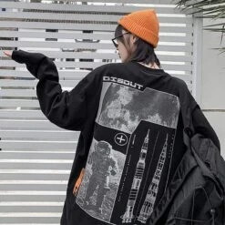 Sweatshirt LAUNCHX™ -Mode Vêtements Boutique hallyu street sweatshirts sweatshirt launchx 14162314919959