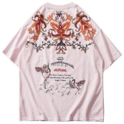 T-Shirt Coréen HEATHANS™ -Mode Vêtements Boutique hallyu street t shirt coreen flowerflow 16761547718679