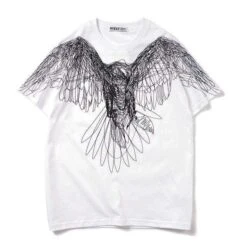 T-Shirt Coréen RAVEN™ -Mode Vêtements Boutique hallyu street tshirts blanc m tshirt raven 14043255308311