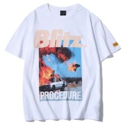T-Shirt Coréen Blitz Procedure™ 19 T-Shirt Coréen Blitz Procedure™ -Mode Vêtements Boutique hallyu street tshirts blanc s tshirt blitz procedure 13717785575447