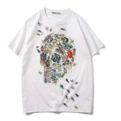 T-Shirt Coréen INSKULL™ -Mode Vêtements Boutique hallyu street tshirts blanc xl tshirt inskull 14043132657687