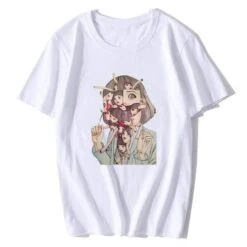 T-Shirt Coréen Shintaro Kago Girl™ -Mode Vêtements Boutique hallyu street tshirts blanc xs tshirt shintaro kago girl 13461132771351