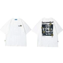 T-Shirt Coréen Lavender™ -Mode Vêtements Boutique hallyu street tshirts blanc xxl tshirt lavender 13696846495767