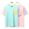 T-Shirt Coréen EXO & BTS Pastel Patches™ -Mode Vêtements Boutique hallyu street tshirts t shirt coreen exo bts pastel patches tshirt coreen exo bts pastel patches 16693775040535