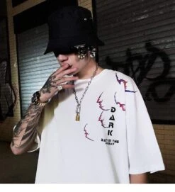 T-Shirt Coréen DARK Ocean™ -Mode Vêtements Boutique hallyu street tshirts tshirt dark ocean 13692513124375