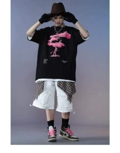 T-Shirt Coréen LOST™ -Mode Vêtements Boutique hallyu street tshirts tshirt lost 13692516990999