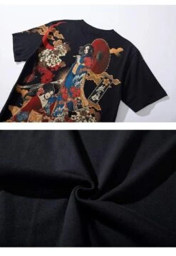 T-Shirt Coréen Samurai Queen™ -Mode Vêtements Boutique hallyu street tshirts tshirt samurai queen 13769562357783