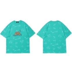 T-Shirt Coréen BEARUS™ -Mode Vêtements Boutique hallyu street vert l t shirt coreen bearus 27990662610967