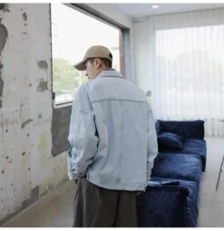 Veste Coréenne JEANY™ -Mode Vêtements Boutique hallyu street veste coreenne brodee jeany 16738923118615