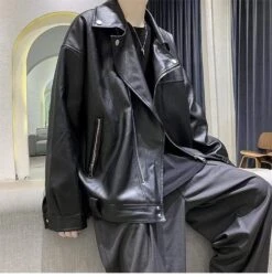 Veste Coréenne LEATHERED™ -Mode Vêtements Boutique hallyu street veste coreenne leathered 16739538731031