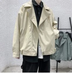 Veste Coréenne LEATHERED™ -Mode Vêtements Boutique hallyu street veste coreenne leathered 16739538763799
