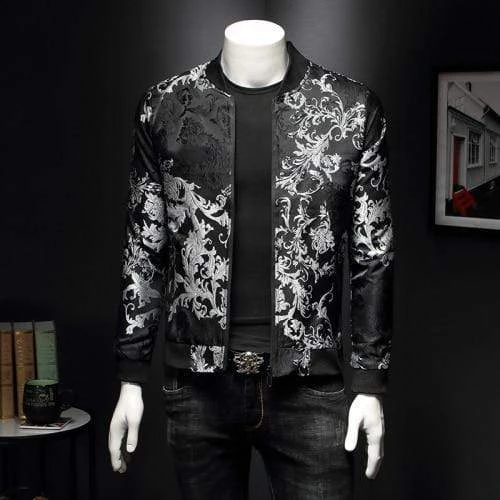 Veste Coréenne Brodée BLOODFLOWER™ 6 Veste Coréenne Brodée BLOODFLOWER™ – Image 4