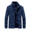 Veste Coréenne FLEECED™ -Mode Vêtements Boutique hallyu street vestes bleu fonce l veste coreenne fleeced 16740333551639