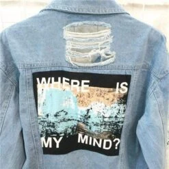 Veste Coréenne BTS Where Is My Mind™ -Mode Vêtements Boutique hallyu street vestes bleu s veste coreenne bts where is my mind 16538290814999