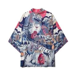Kimono Japonais WILD™ -Mode Vêtements Boutique hallyu street vestes modele 9 m veste kimono wild 13857444888599