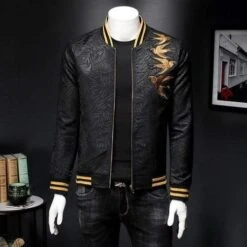 Veste Coréenne Brodée EMBROIDERY™ -Mode Vêtements Boutique hallyu street vestes noir 2xl veste coreenne brodee embroidery 16546737160215